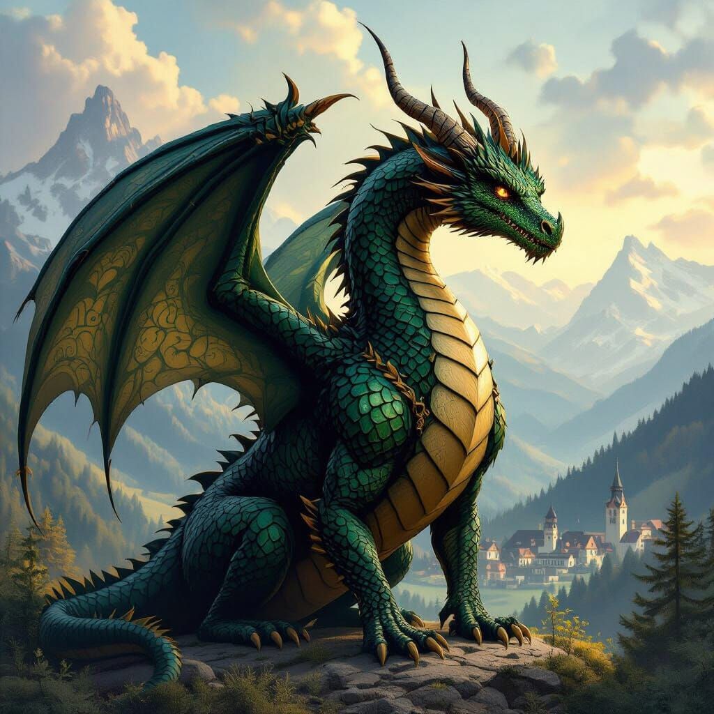 German Dragon: Culture Embodied in Fantasy Art