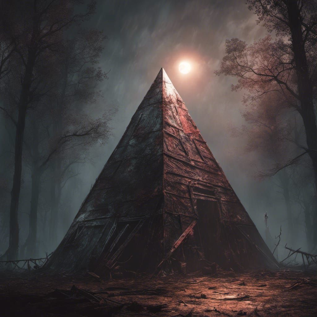 Pyramid Head Dark Fantasy Concept Art