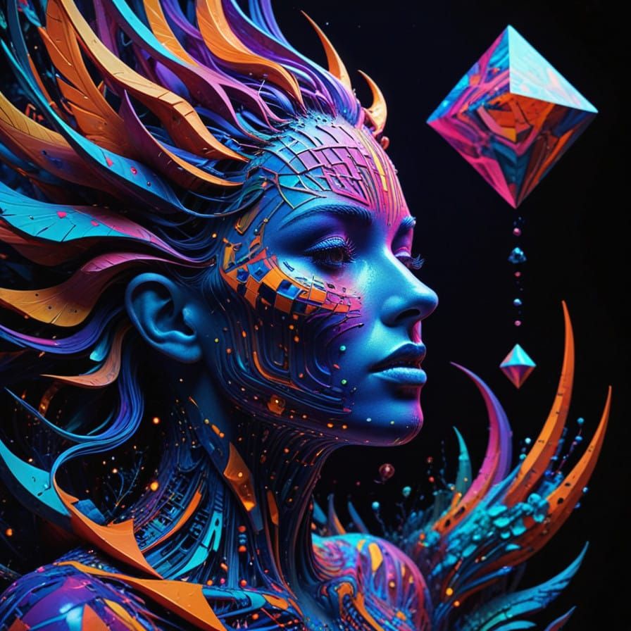 Ethereal Geometric Realms of Emotion