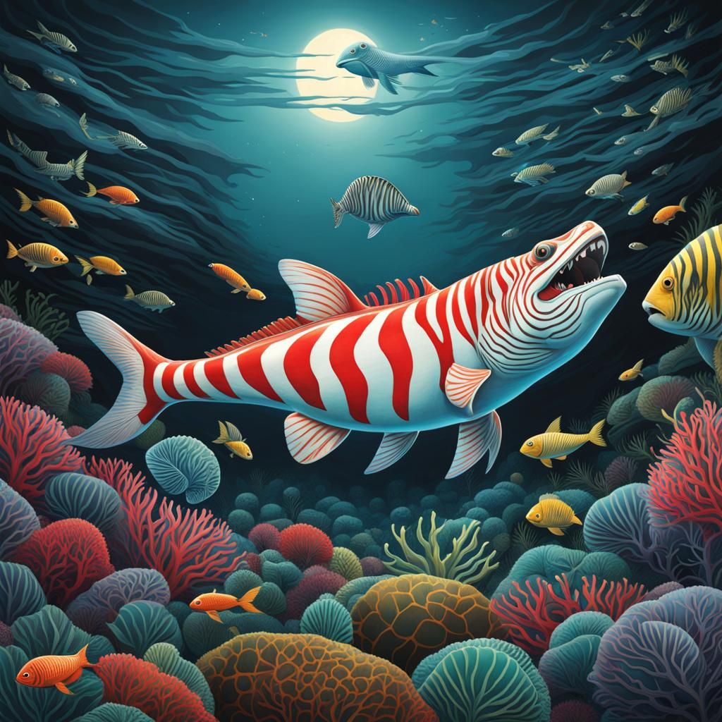 Surreal AI Image Generated From Random Words