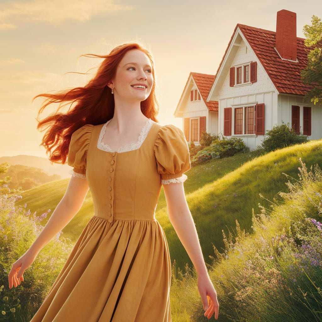 Anne Shirley in Green Gables: Golden Photograph