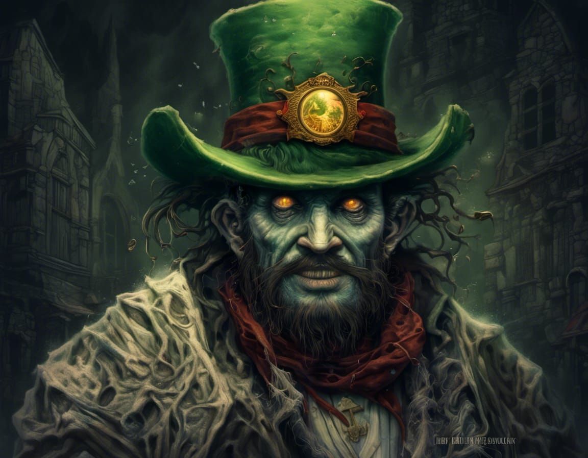 Hyperrealistic Zombie Leprechaun in LightWave 3D