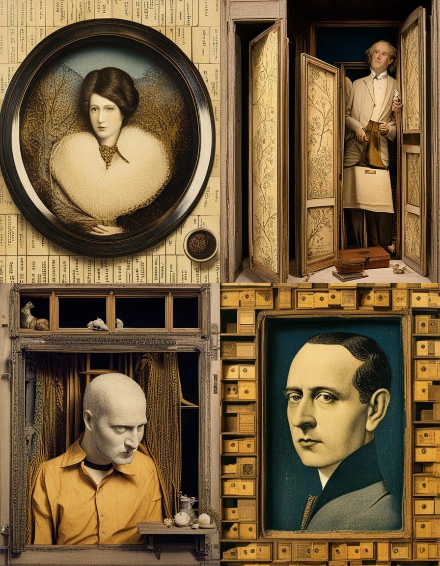 Evocative Shadow Box Art