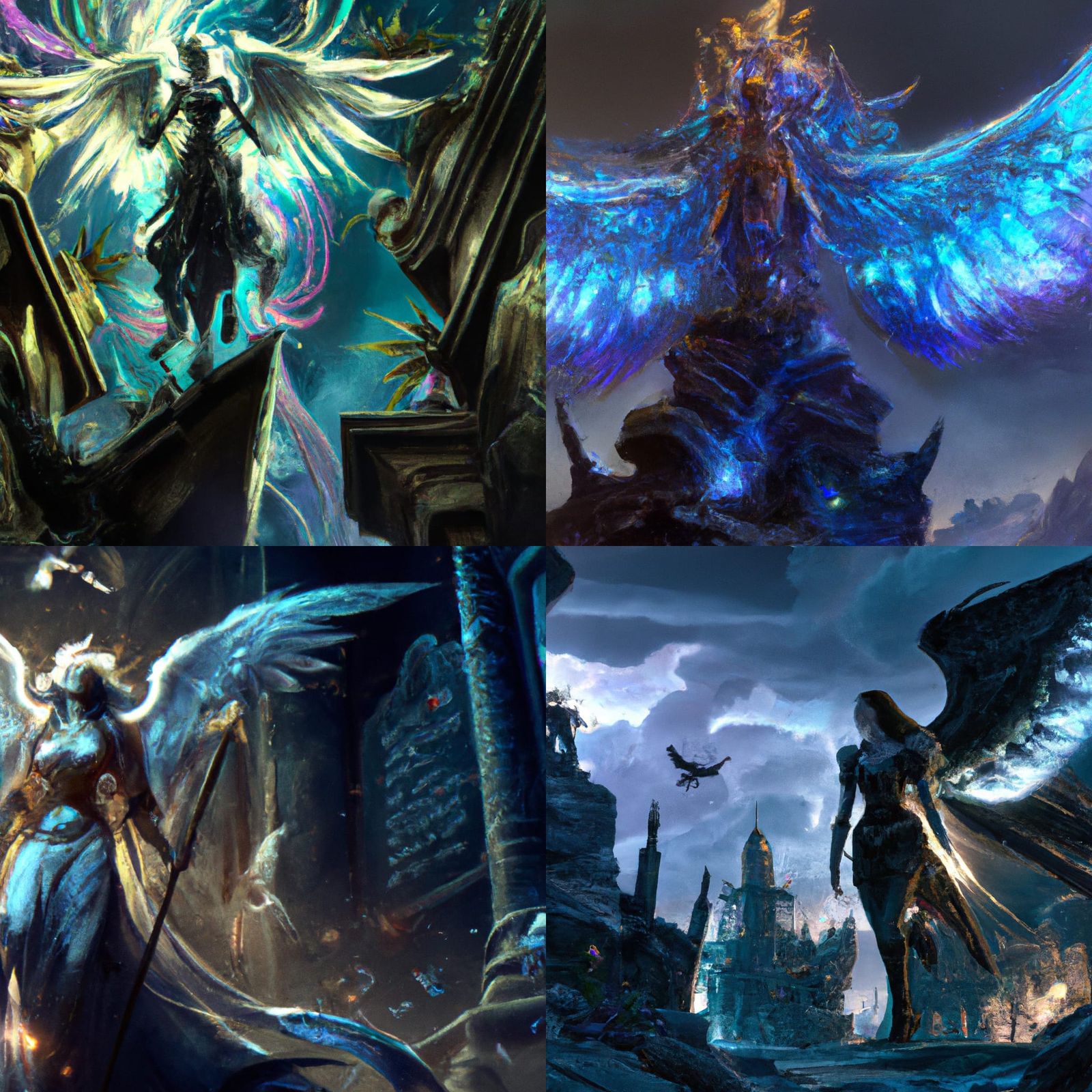 Angel of Death: Dark Fantasy Concept Art