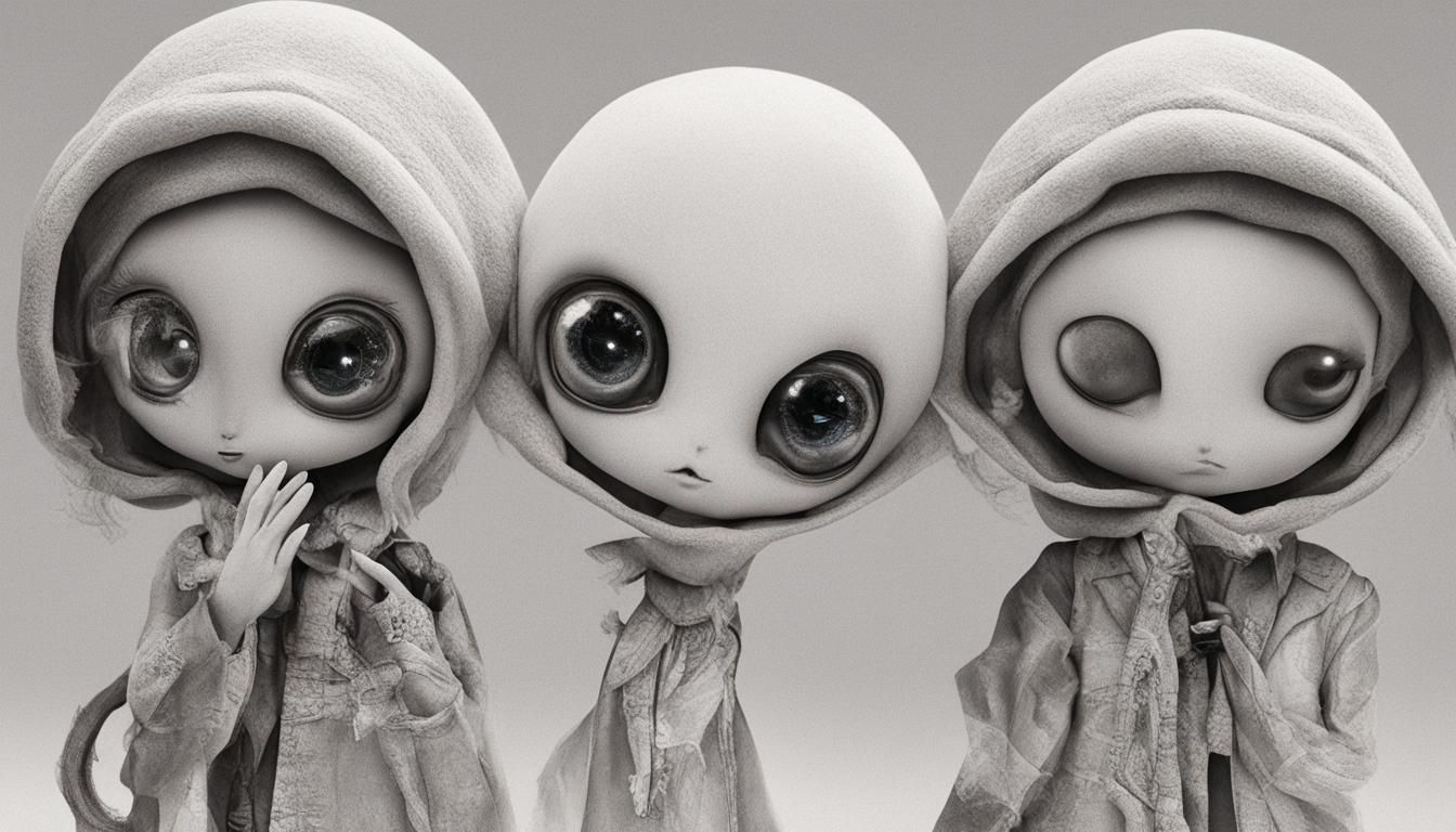 🦄CUTE ALIEN, BIG EYES🦄