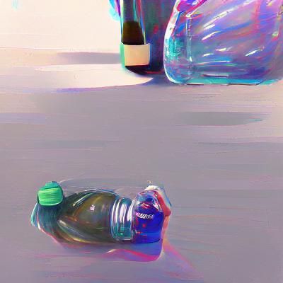 Minimalist Bottle Still Life