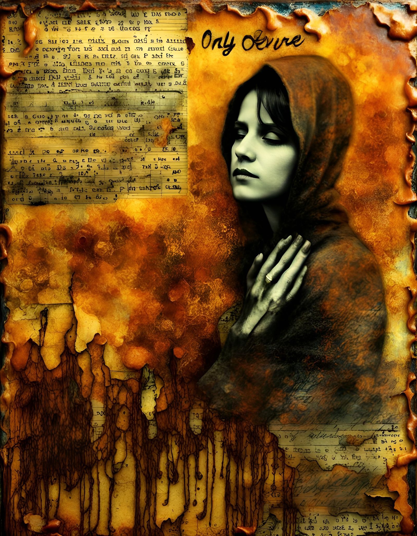 Fragile Moment Rendered in 3D Scratchitti Style