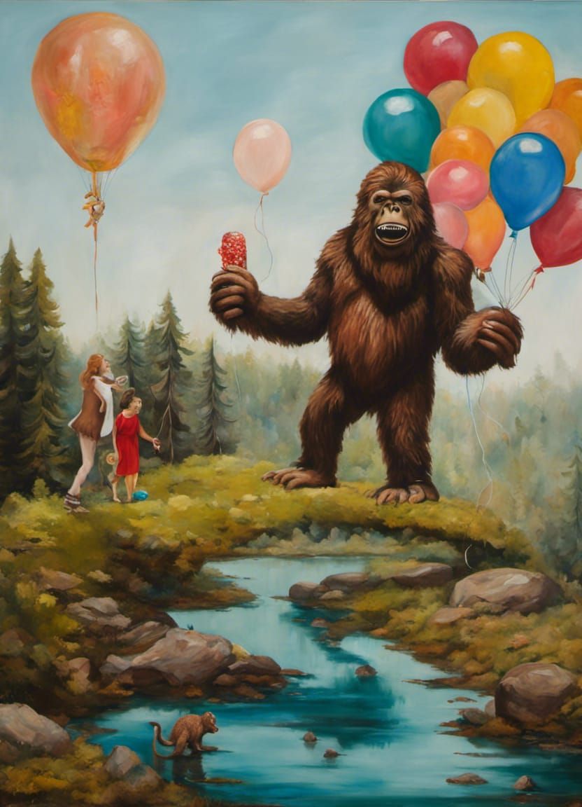 Birthday Bigfoot