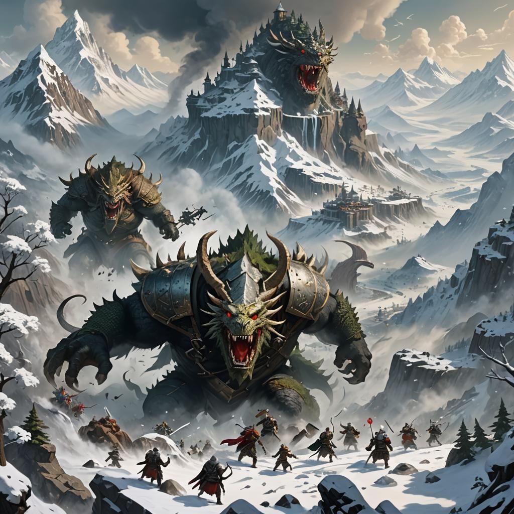 Epic DND Battle Scene Unfolds