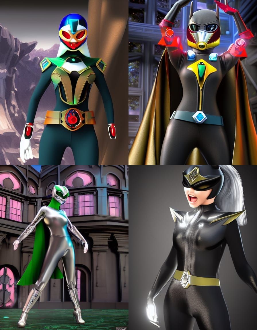 Super Sentai Villain: Great Professor Bias in 3D