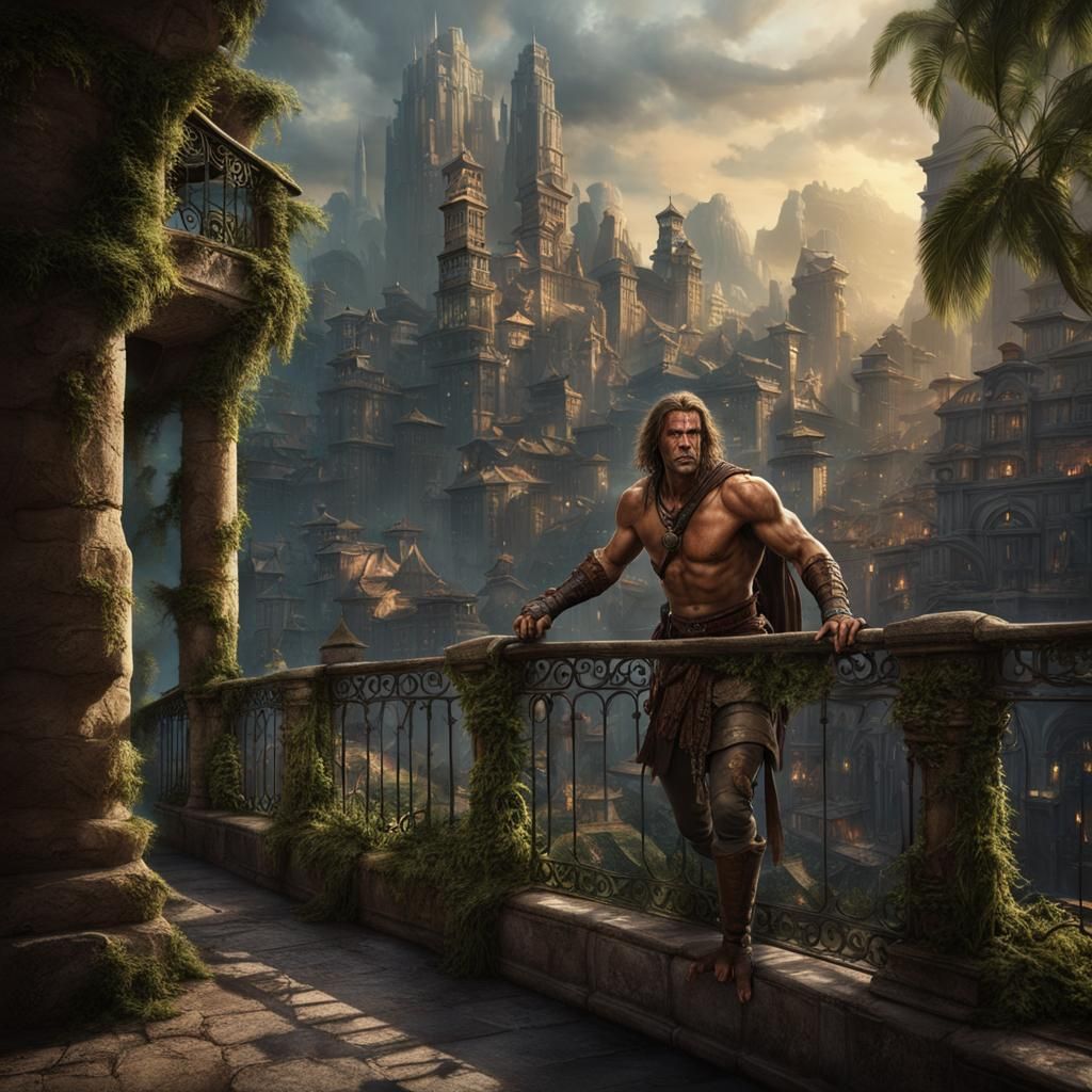 City Tarzan: Christopher Lambert in Detailed Matte Painting