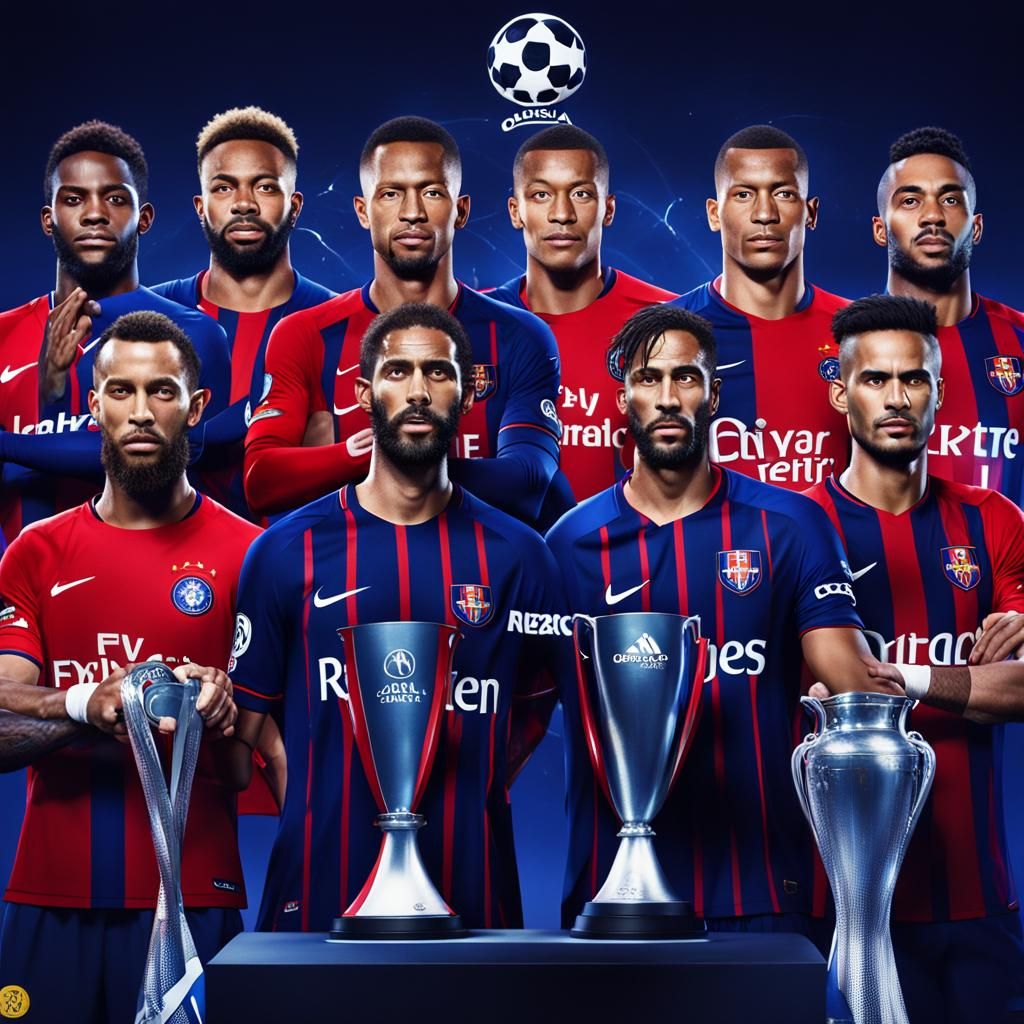Champions League Winners in Detailed Matte Painting