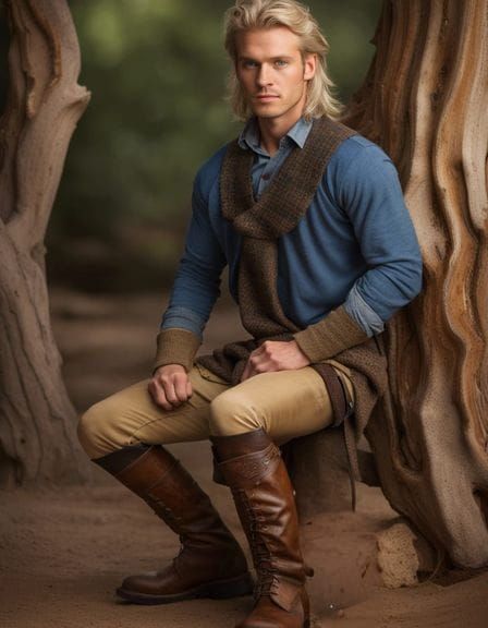 Young Man with Fox: Professional Photography Portrait