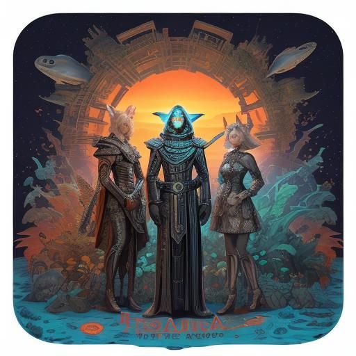 Martian Coyote Hootenanny on Cydonia Mensae