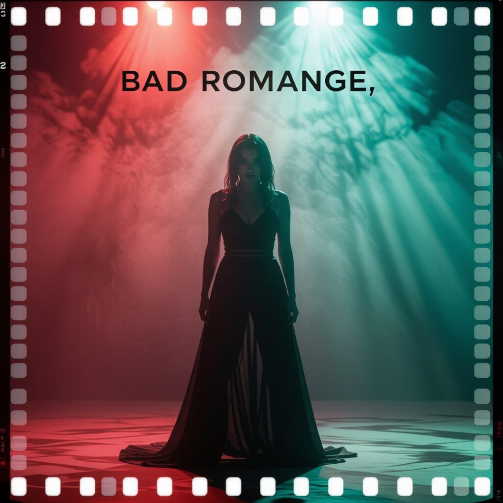 Cinematic Film Still of Lone Figure in Dramatic Lighting