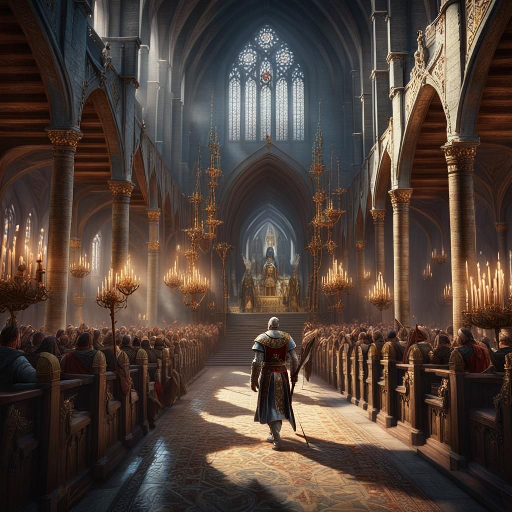 El CID Coronation: Detailed Matte Painting