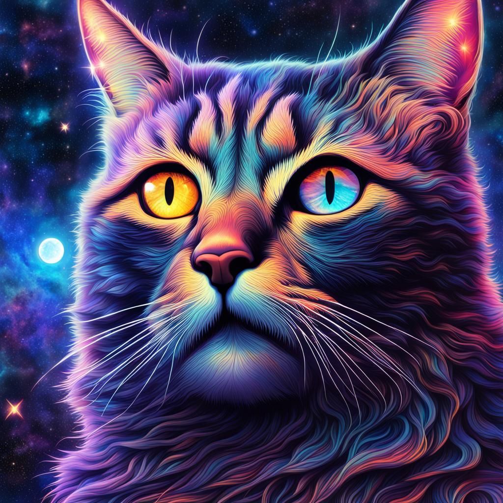 Cosmic Cat Eyes Illuminate the Night Sky