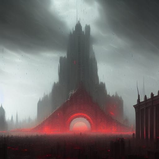 Raining Blood: Dark Fantasy Concept Art