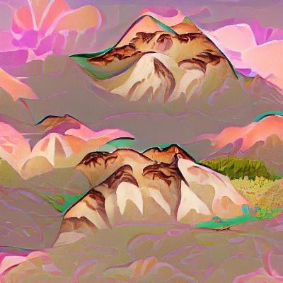 Majestic Mountain Range Landscape
