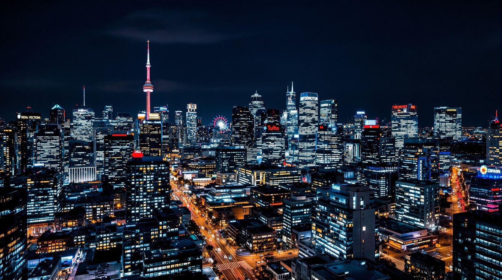 Toronto Cityscape at Night: Professional Photography