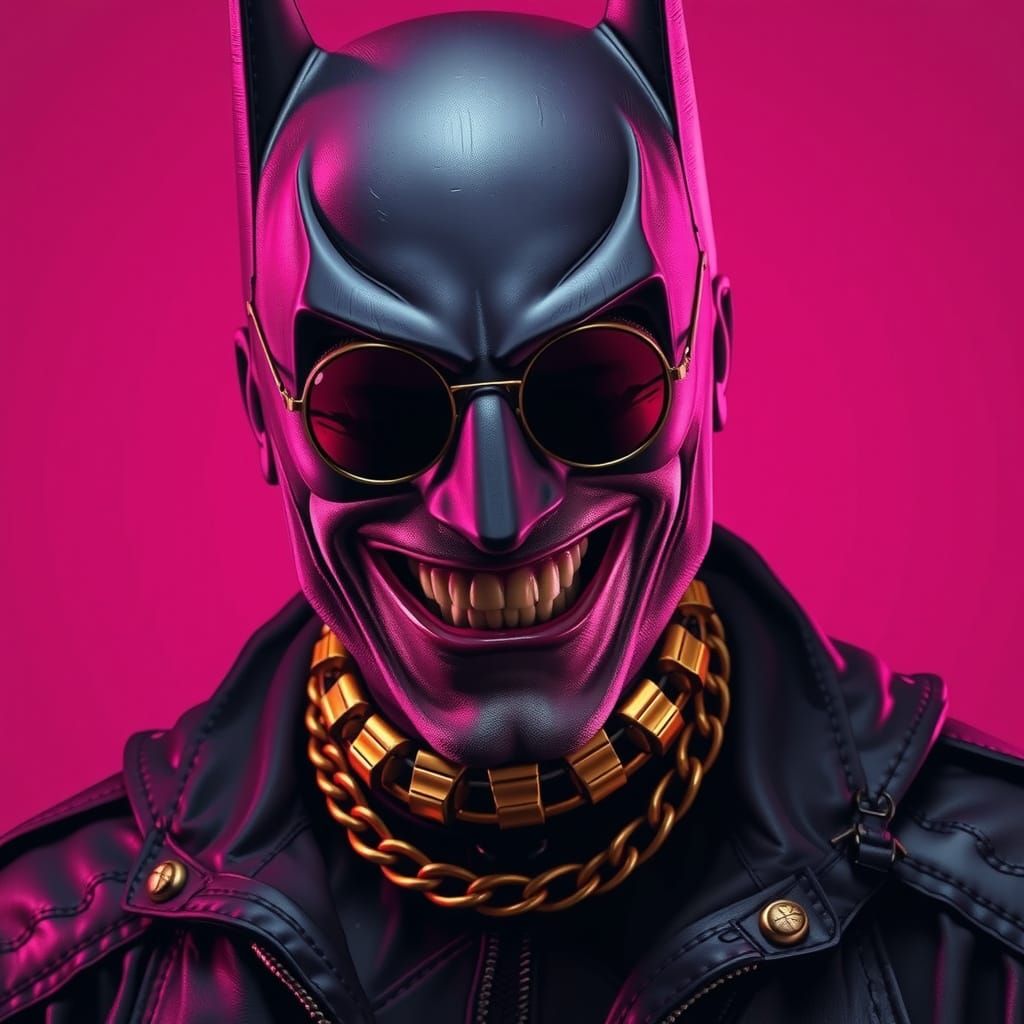 Cyberpunk Dark Knight in Gritty, High-Contrast Graphic Novel...