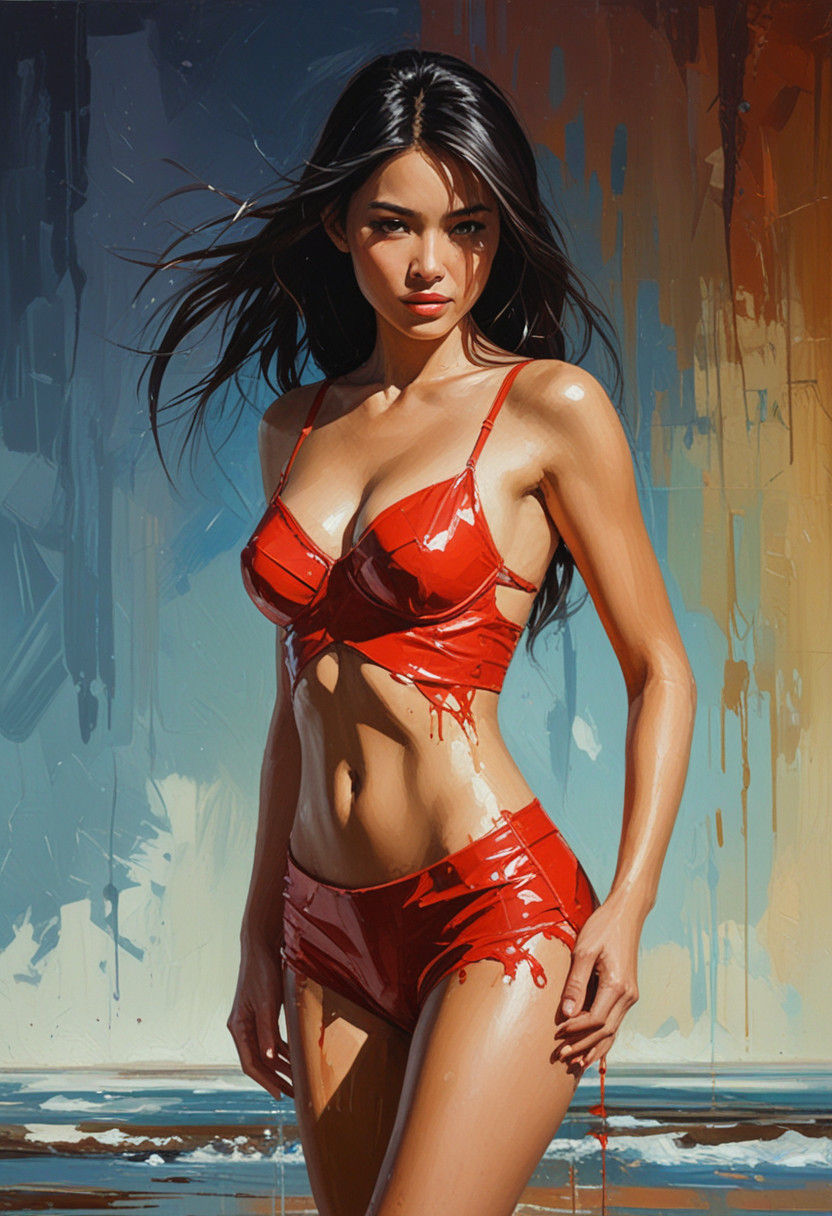 Made with RealVis v5. Look for the v4 image to judge which is better.