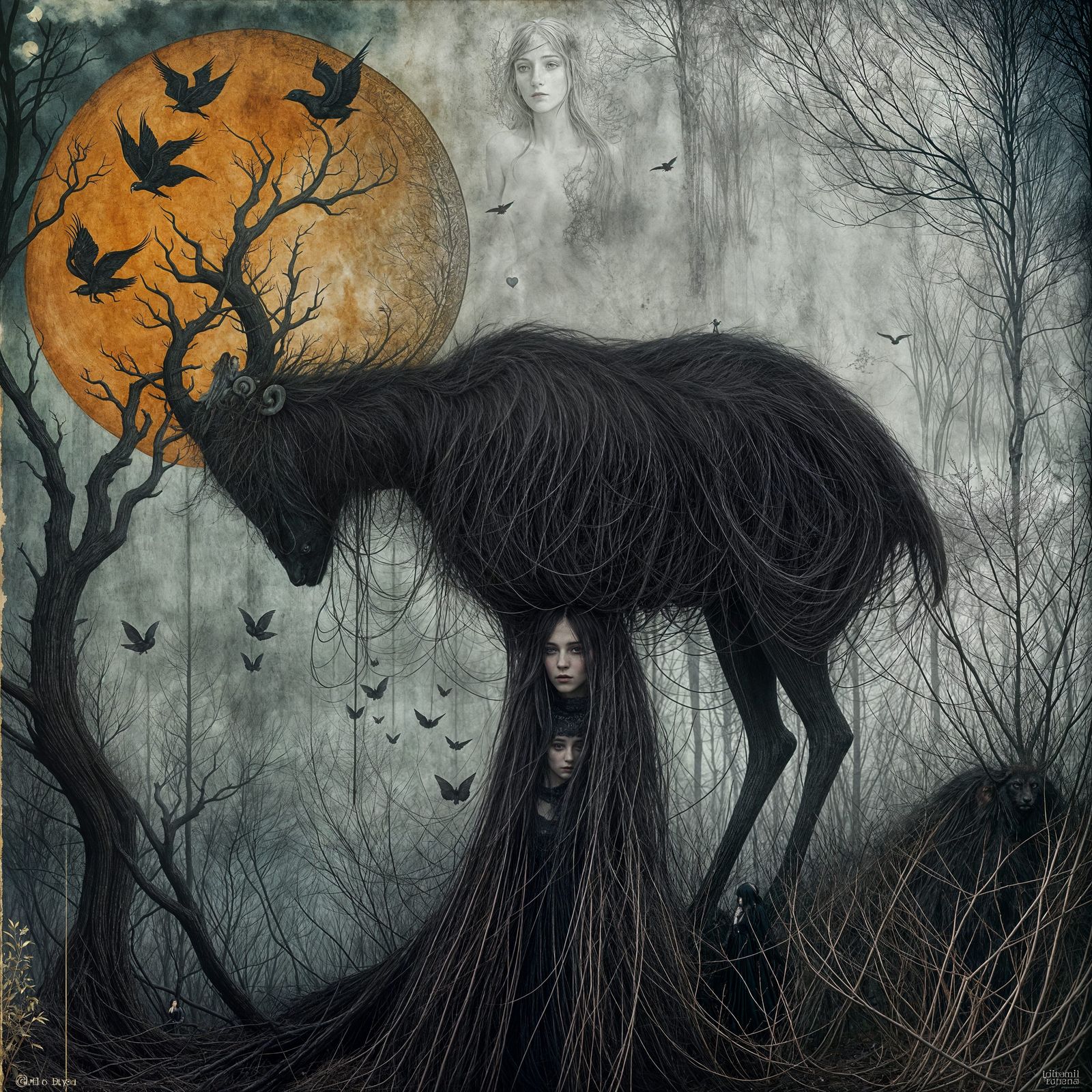 Black-Hearted Aries ♈ in Moody Artistic Style