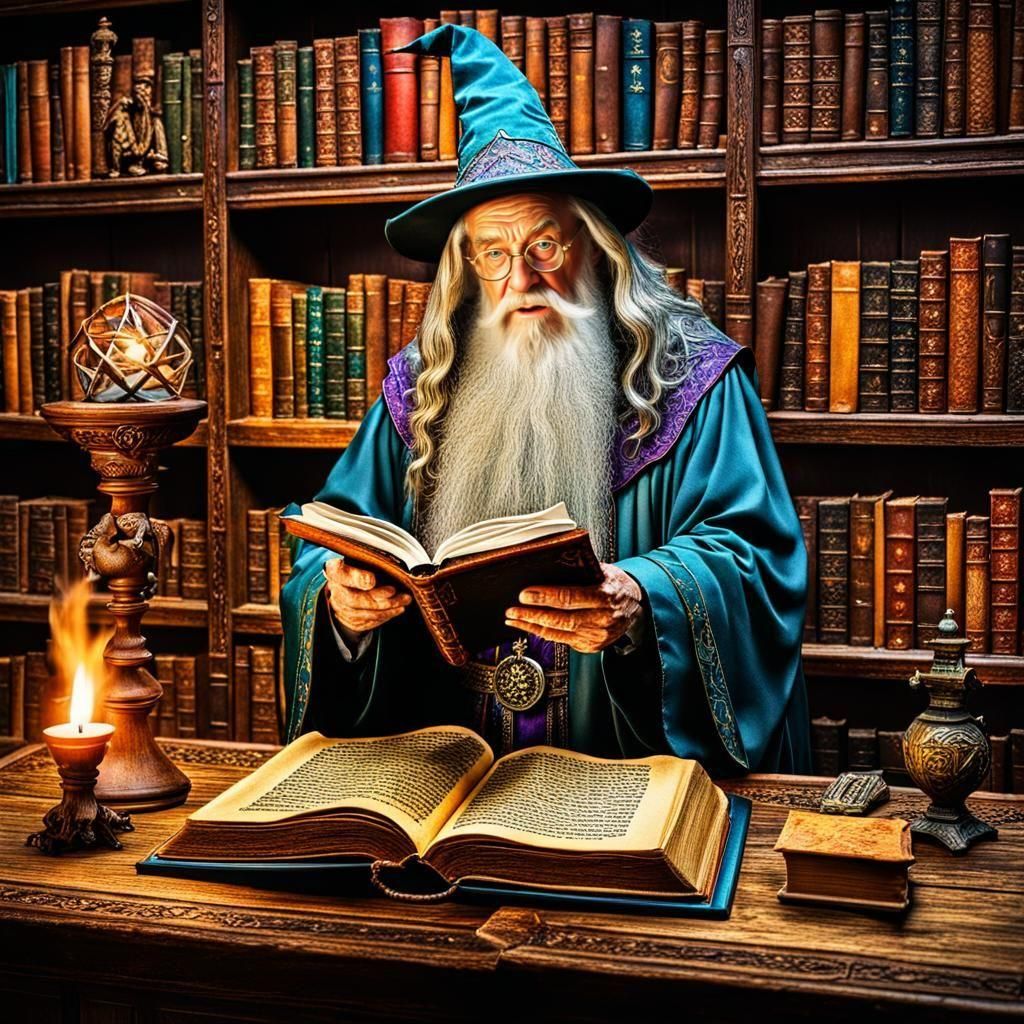 A wise old wizard