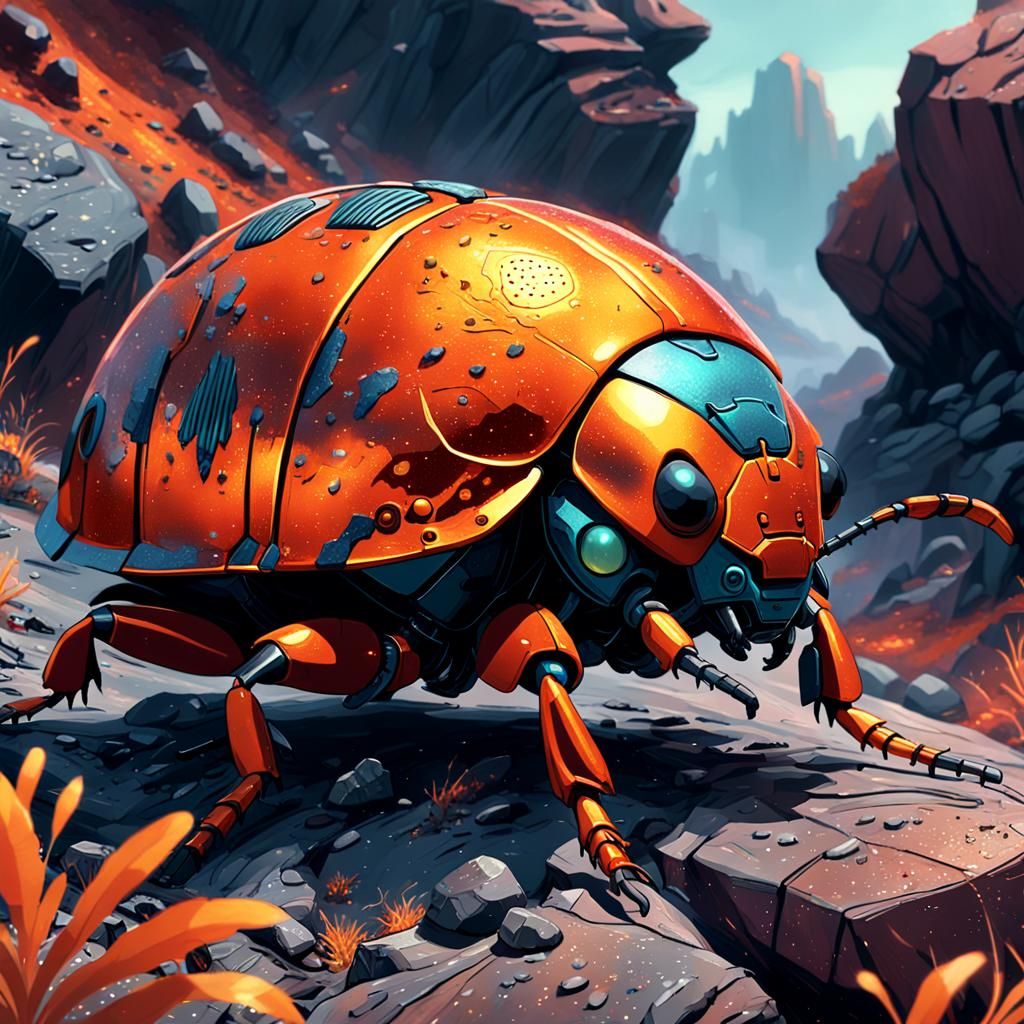 Ferrolyn in Whimsical Fantasy Landscape as Fantasy Concept A...