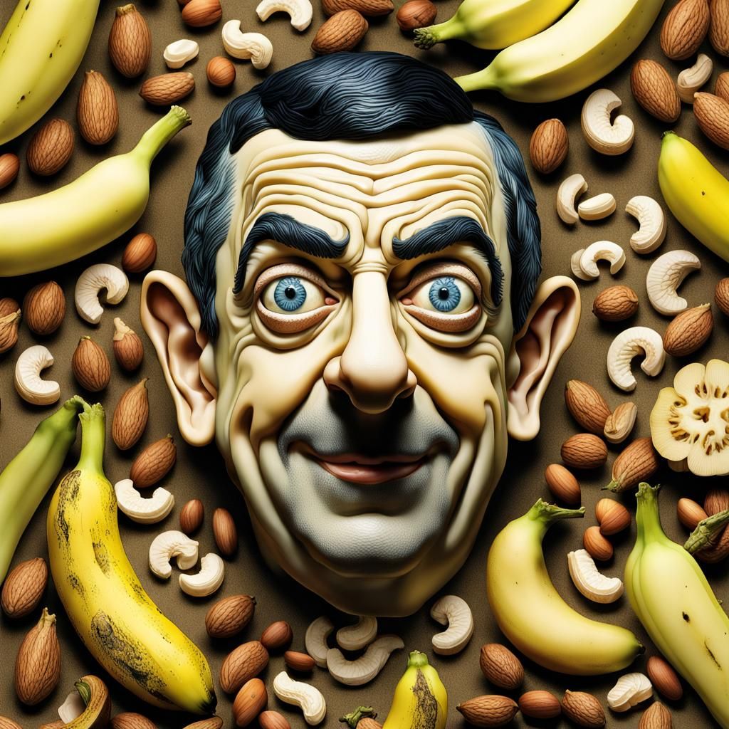 Mr. Bean as Mud Vegetable Nut Humanoid