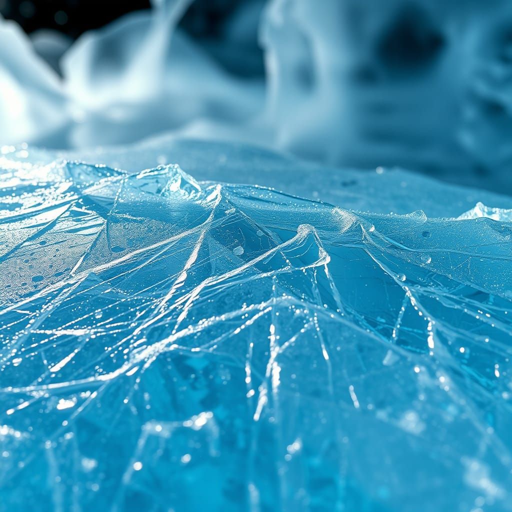 Kaleidoscope of Crystalline Ice World in HDR