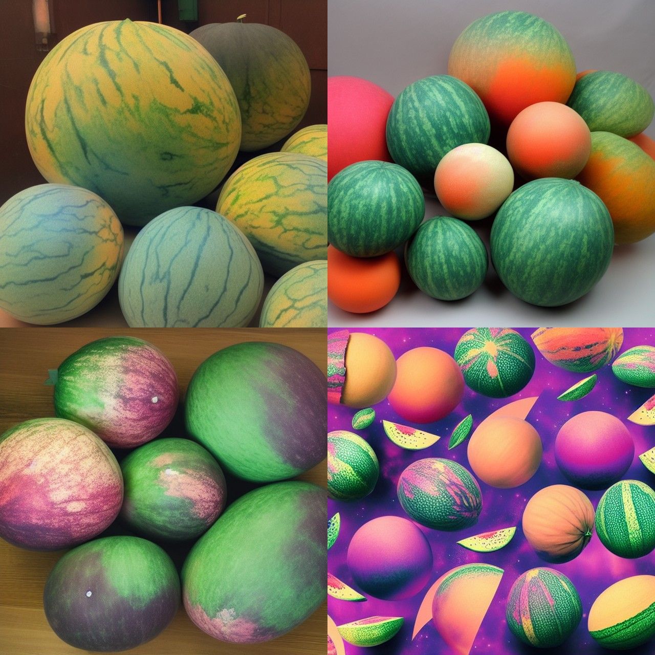 Cosmic Melons: A Voluptuous Digital Creation