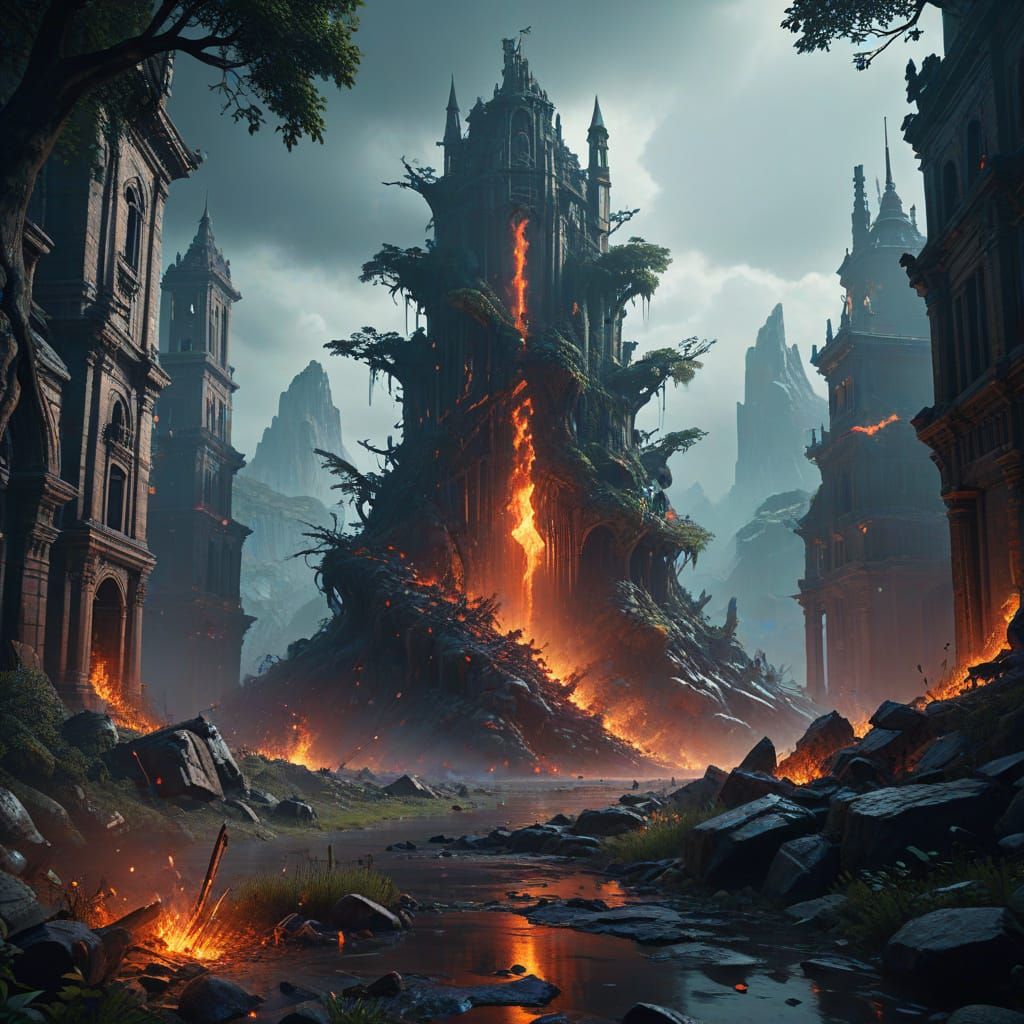 World Trauma Day: Fantastical Matte Painting