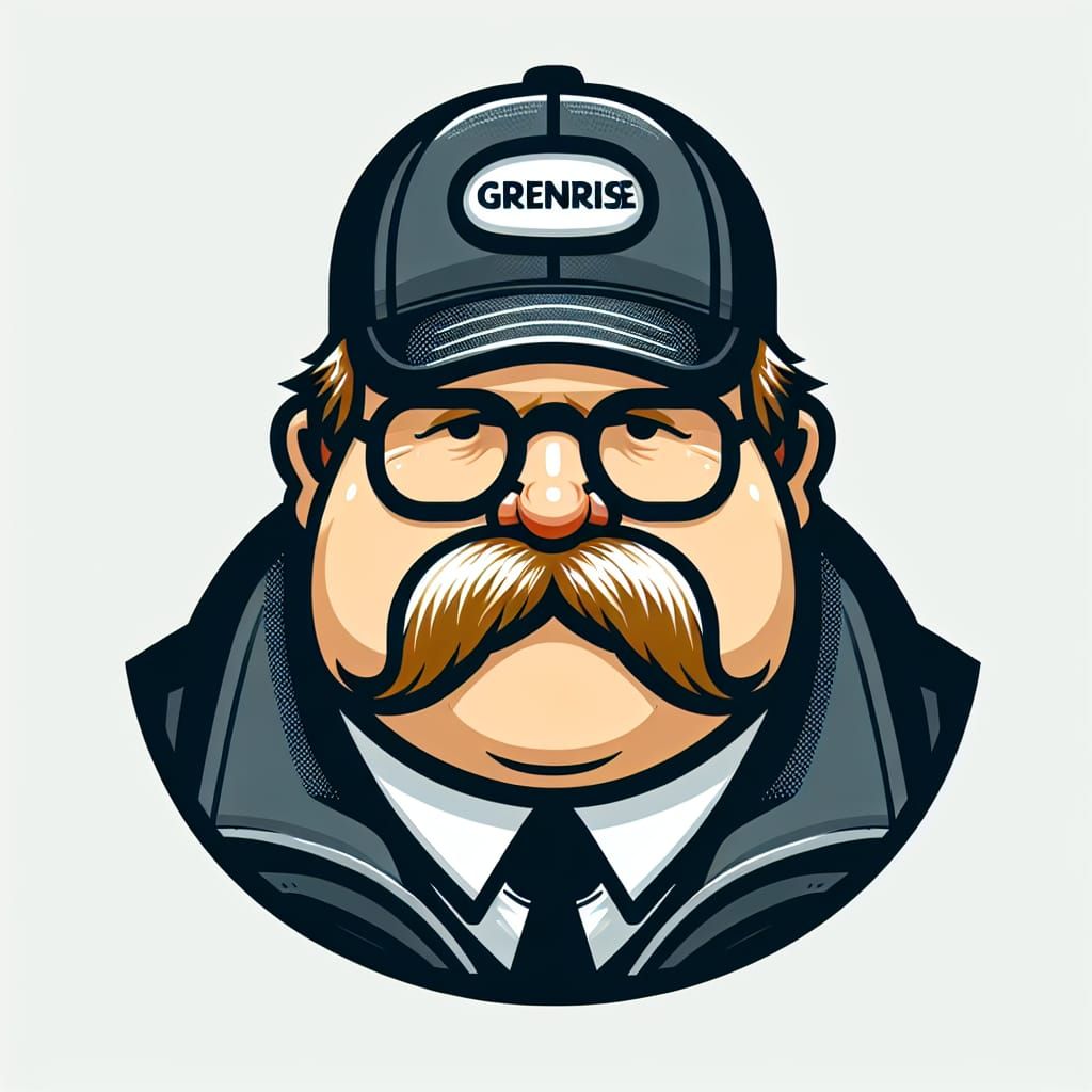 Middle-Aged Sportsman in Rainy Day Attire