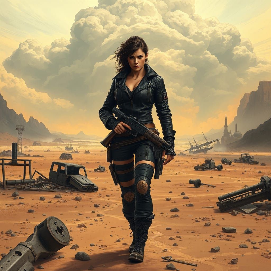 aga.jpg action film poster of Furiosa: A Mad Max Saga