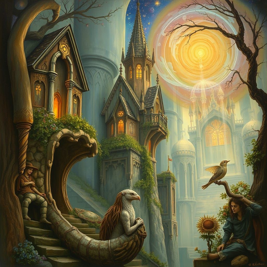 Fantastical Visions of Masters in Cyberpunk Style