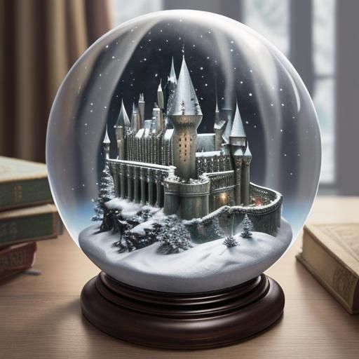 Hogwarts Castle in a Snow Globe