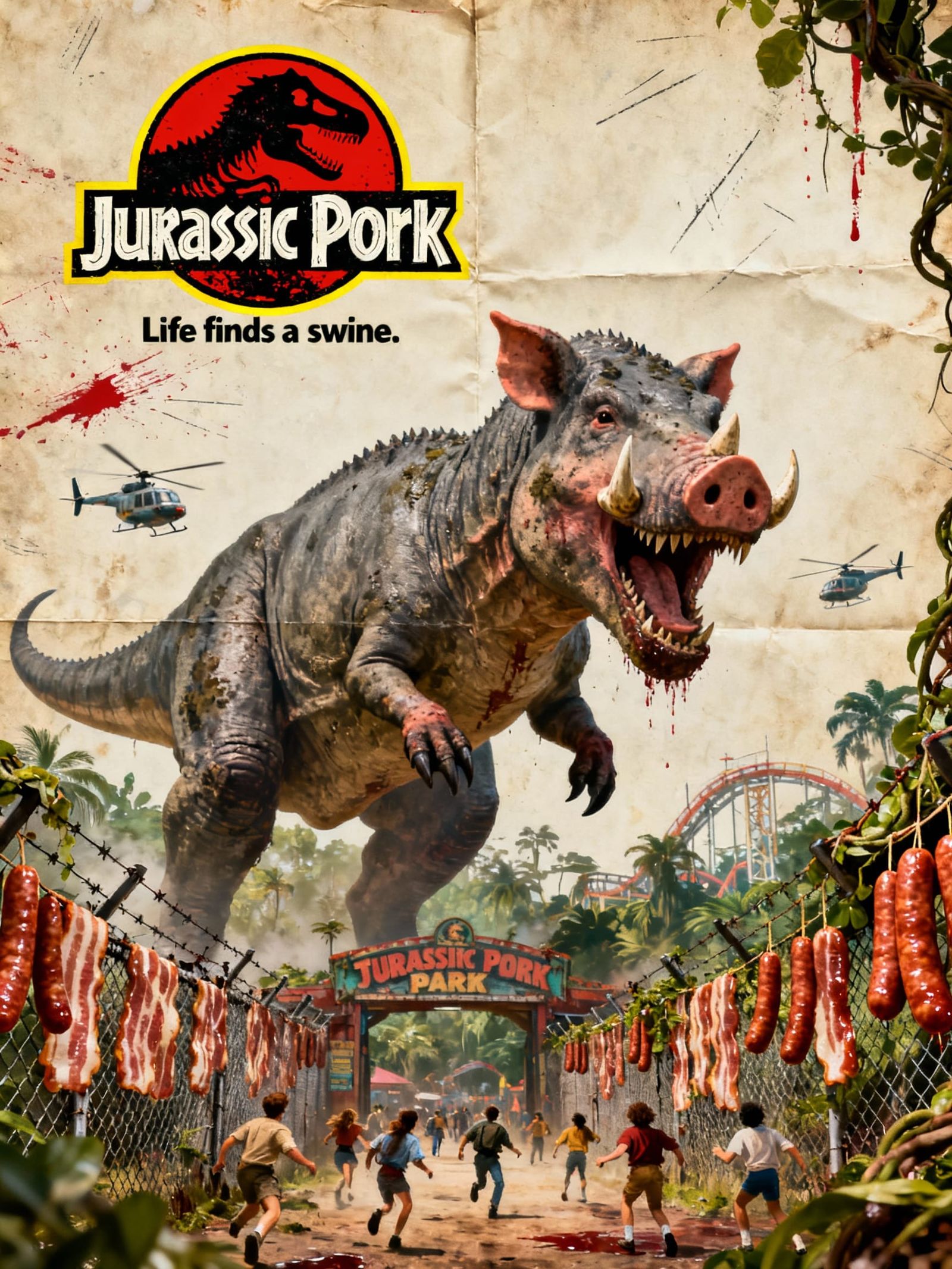 “Jurassic Pork" - Life finds a Swine