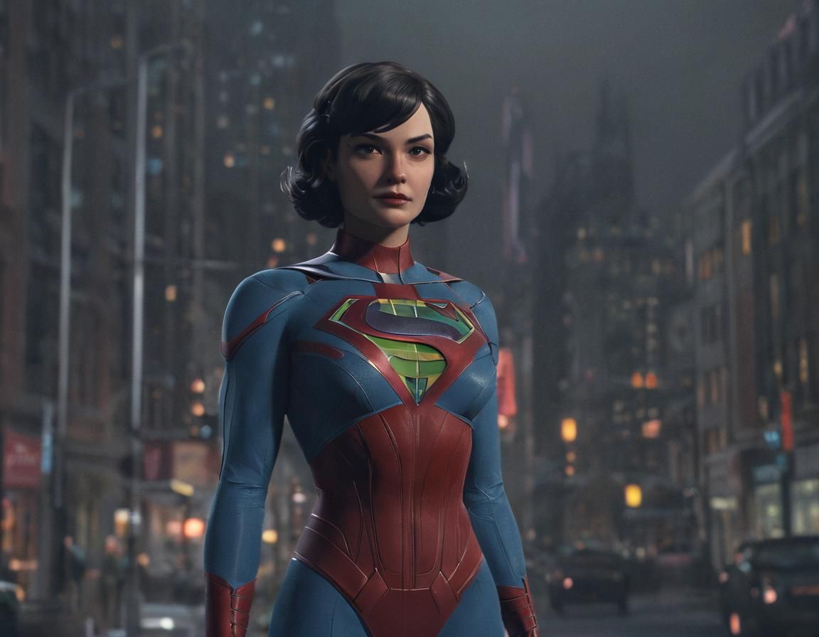 Lois Lane in Metropolis: Digital Art