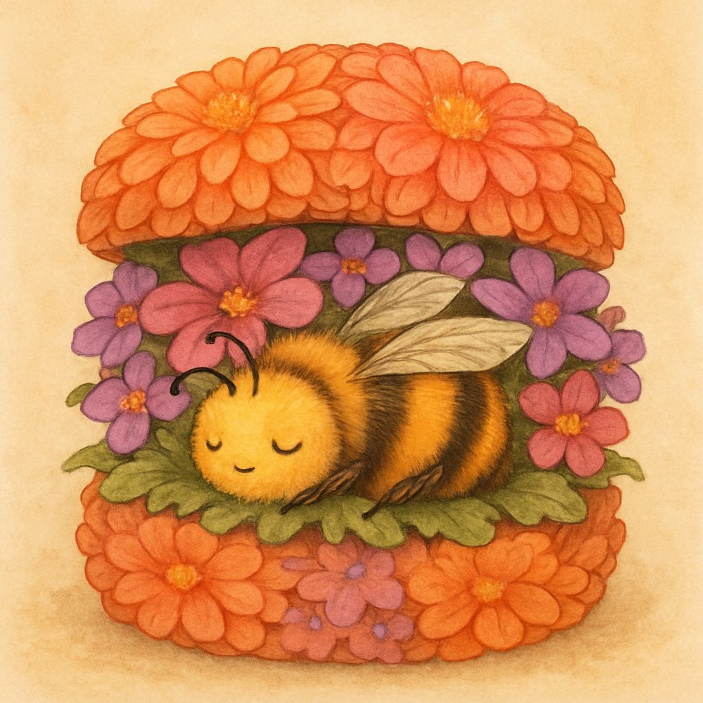 Sleepy Bee's Flower Burger