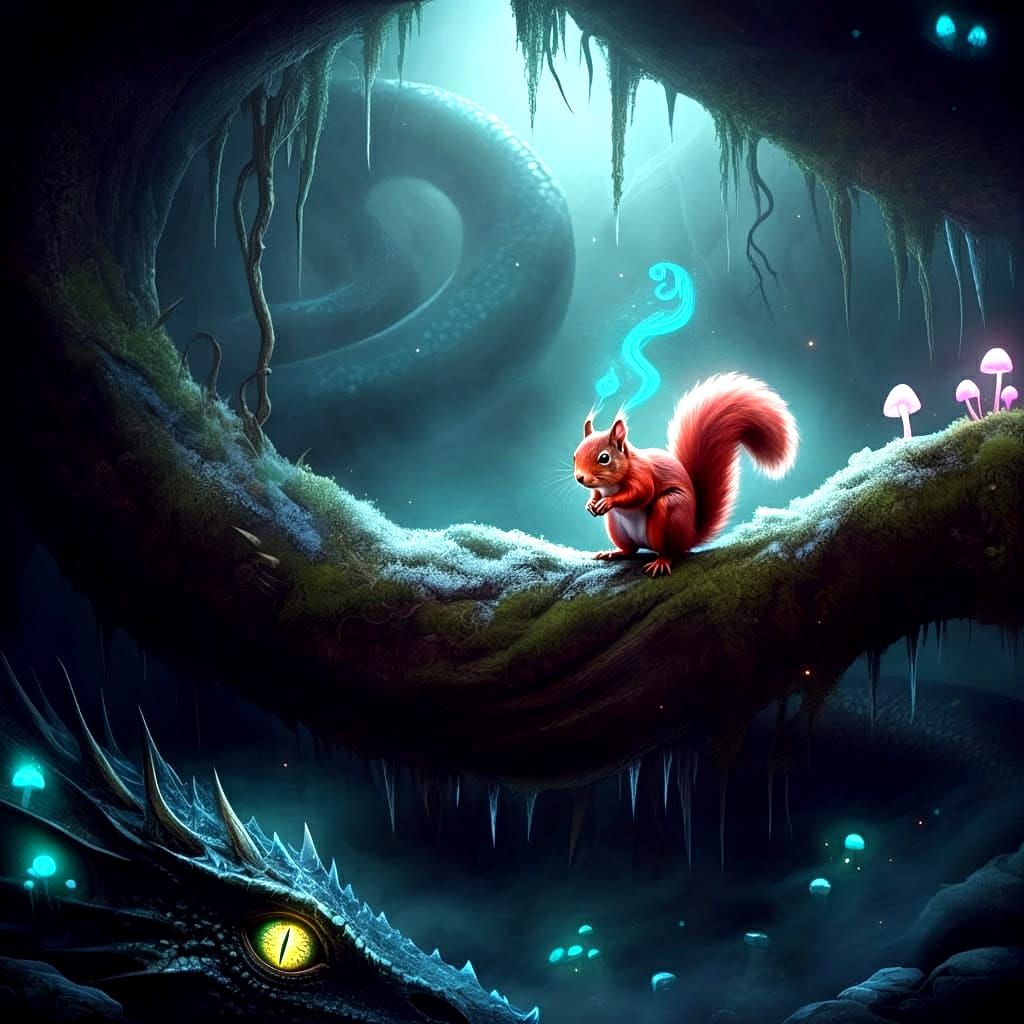 Nidhogg and Ratatoskr sharing a message.