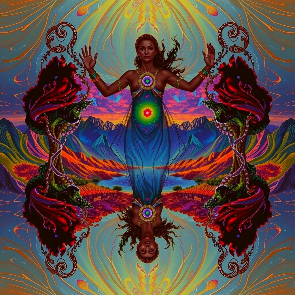 Hyperrealistic Cosmic Tapestry of Interlacing Realities