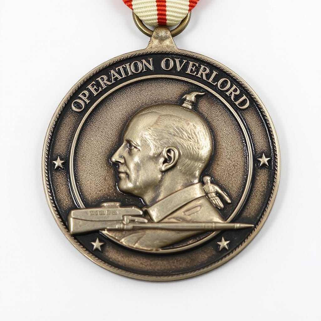 WWII Operation Overlord Commemorative Medal Design