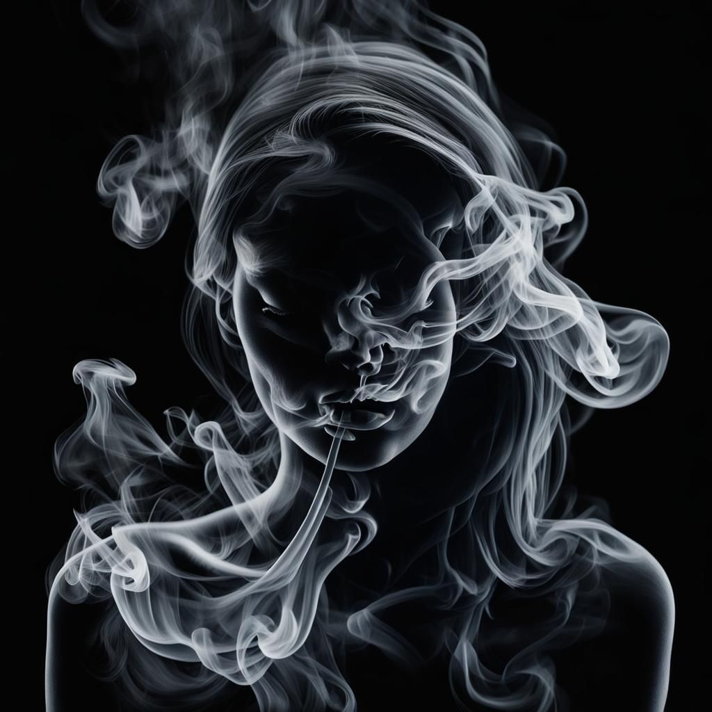 Smoke portrait