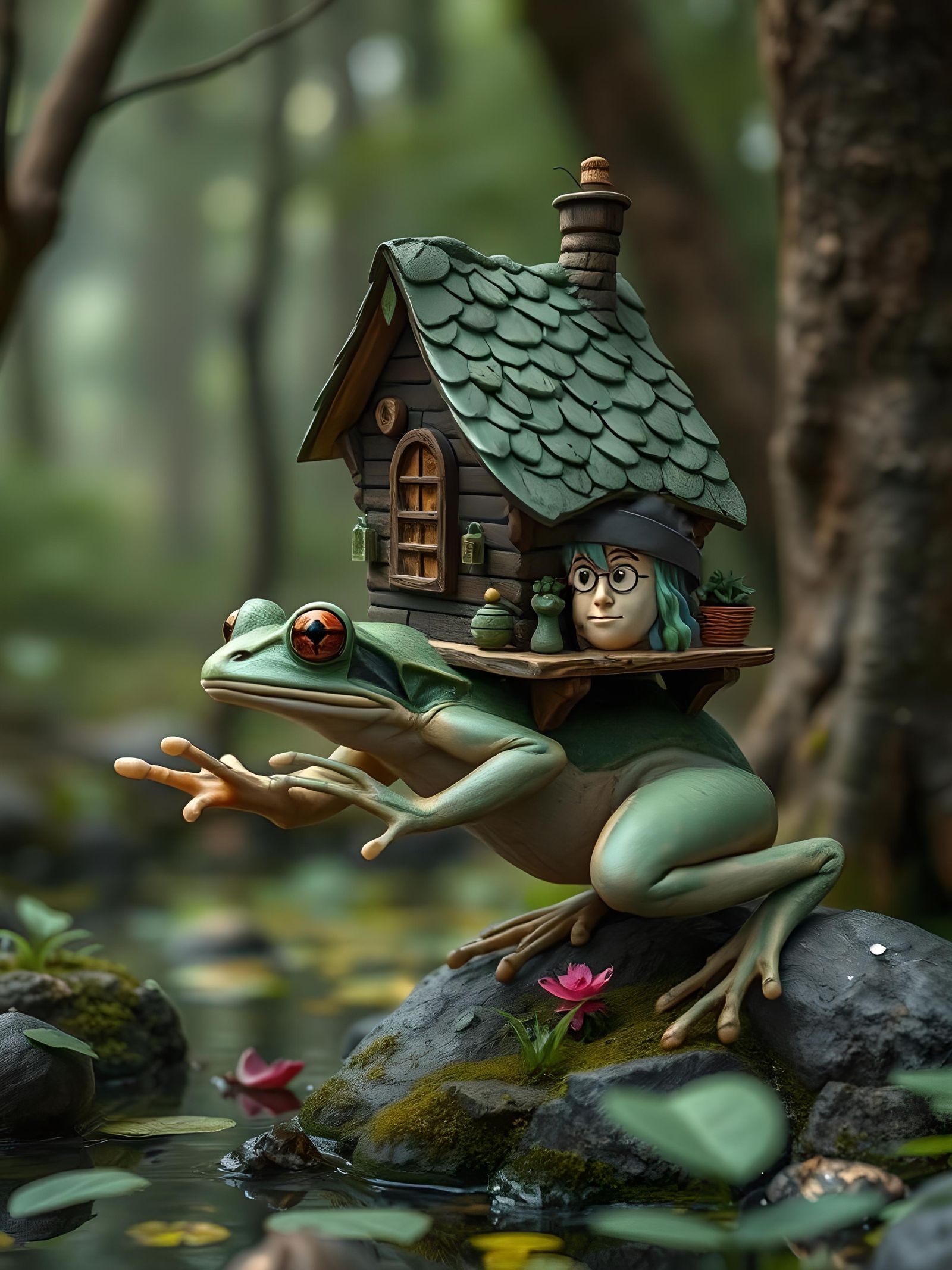 Whimsical Witch Character Design