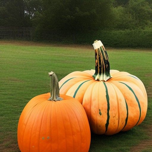 Large Pumpkin Still Life