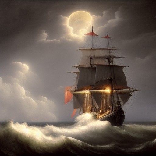 18th century French Frigate