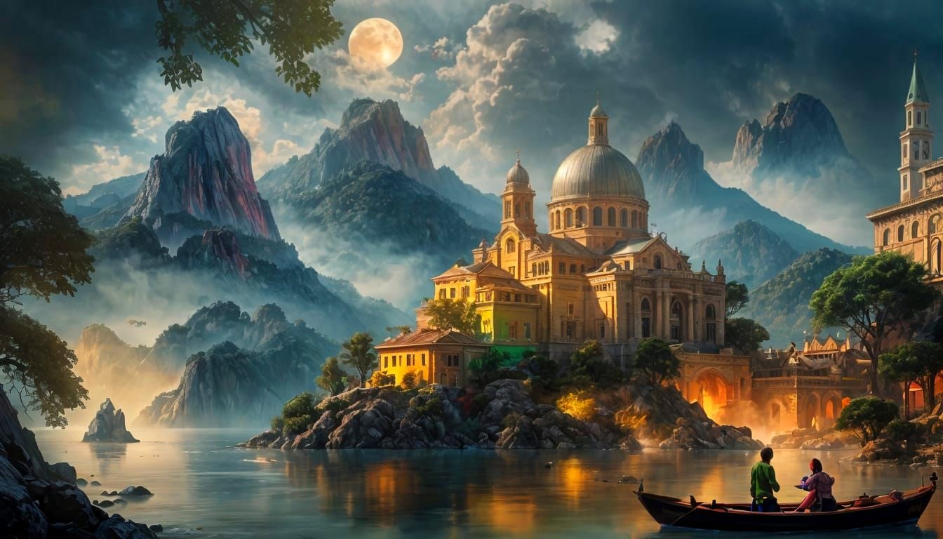 Ethereal Sfumato Painting with Glazing Technique