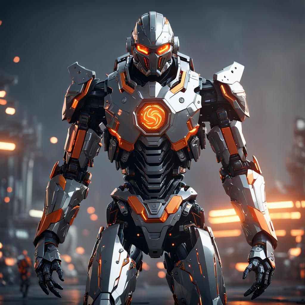 Promethean Knight Commander in Sci-Fi Style