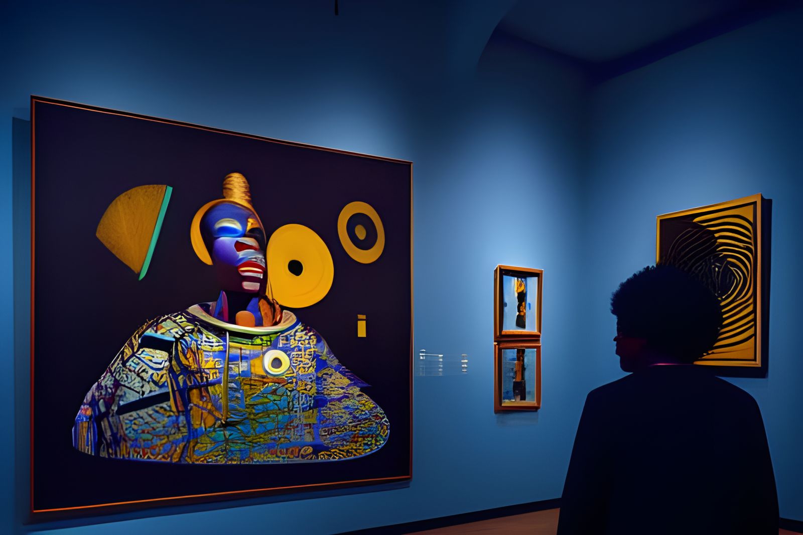 Afrofuturist Jazz Orchestra in Film Noir Style